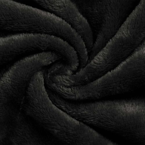 Одеяло с качулка Черно l Флийс и фланел