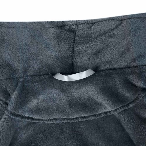 Халат без качулка Морски син m Фланела