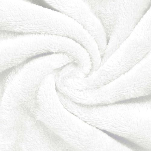 Халат без качулка Бяло xxl Фланела