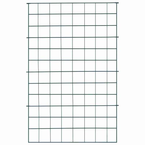 Комплект ограда за езеро 8 pcs Зелен 50 x 80 cm Стомана