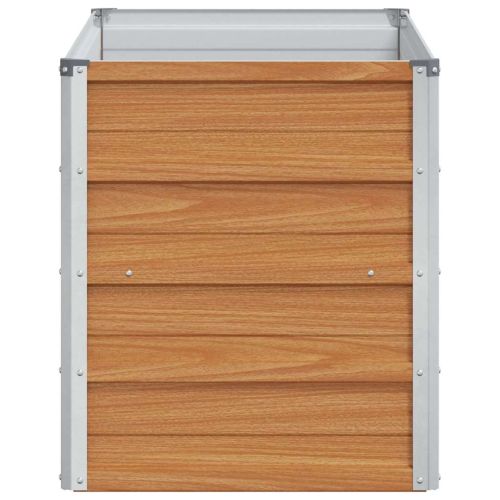 Градинска повдигната леха Светло кафяво 100 x 40 x 45 cm