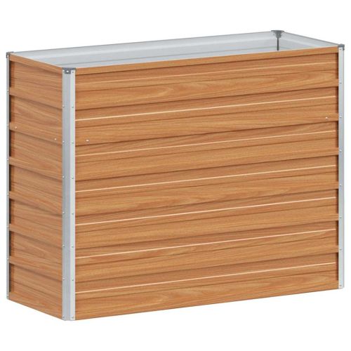 Градинска повдигната леха Светло кафяво 100 x 40 x 77 cm