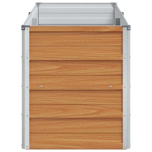 Градинска повдигната леха Светло кафяво 160 x 40 x 45 cm