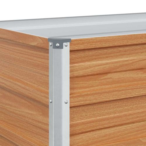 Градинска повдигната леха Светло кафяво 160 x 40 x 45 cm