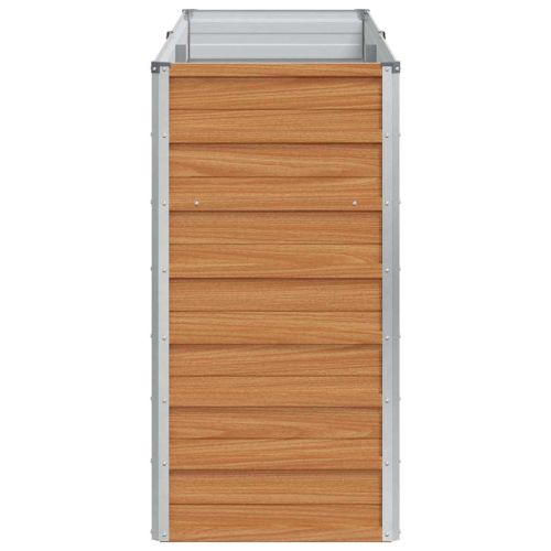 Градинска повдигната леха Светло кафяво 160 x 40 x 77 cm