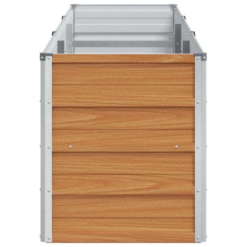 Градинска повдигната леха Светло кафяво 240 x 40 x 45 cm