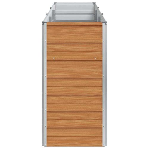 Градинска повдигната леха Светло кафяво 240 x 40 x 77 cm