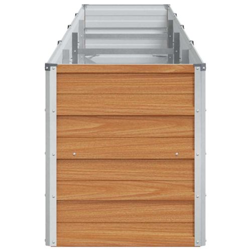 Градинска повдигната леха Светло кафяво 320 x 40 x 45 cm