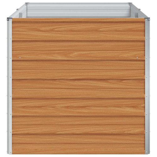 Градинска повдигната леха Светло кафяво 160 x 80 x 77 cm