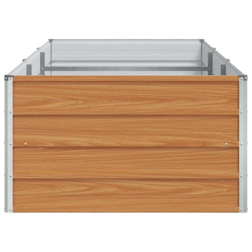 Градинска повдигната леха Светло кафяво 240 x 80 x 45 cm