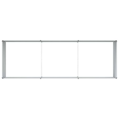 Градинска повдигната леха Светло кафяво 240 x 80 x 77 cm