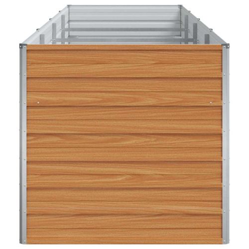 Градинска повдигната леха Светло кафяво 320 x 80 x 77 cm