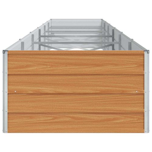 Градинска повдигната леха Светло кафяво 600 x 80 x 45 cm