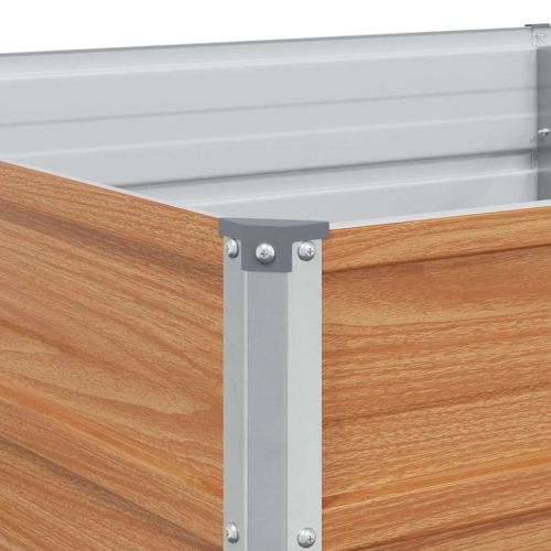 Градинска повдигната леха Светло кафяво 600 x 80 x 45 cm