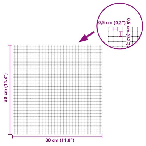 Огледално мозайчно плоча 12 pcs Сребрист 30 x 30 cm Стъкло