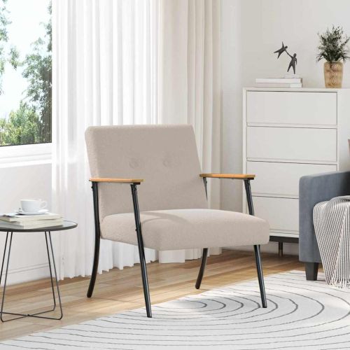 фотьойл Светлосиво 59 x 75 x 78 см