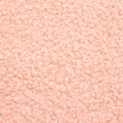 фотьойл Розово 59 x 75 x 78 см Къдрав текстил, подобен на вълна