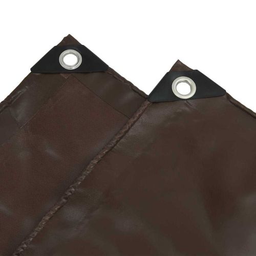 Найлон 650g / m² Кафяво 2 x 3 m Канва с PVC покритие