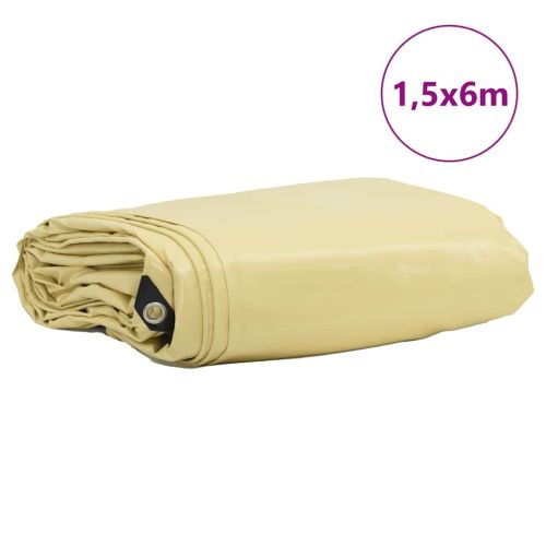 Найлон 650g / m² Бежово 1,5 x 6 m Канва с PVC покритие