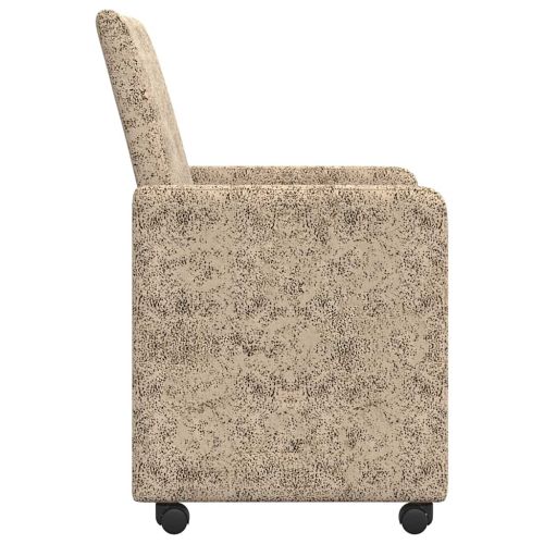 Столове с Колела с колела 2 pcs Светлосиво 57 х 66 х 94 см