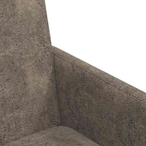 Столове с Колела 2 pcs Тъмносив 57 х 66 х 94 см Изкуствен велур