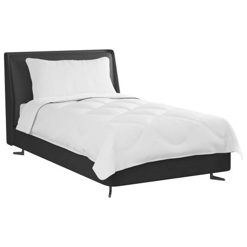 Цялосезонен завивка с възглавница 2 pcs Бяло Микрофибър