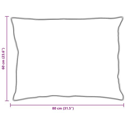 Зимен юрган с възглавница 3 pcs Бяло Пухени пера