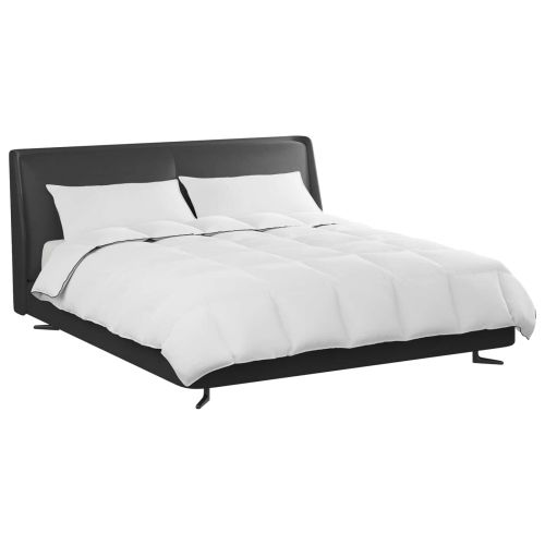 Зимен юрган с възглавница 3 pcs Бяло Пухени пера