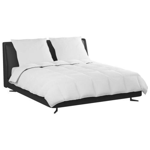 Зимен юрган с възглавница 3 pcs Бяло Пухени пера