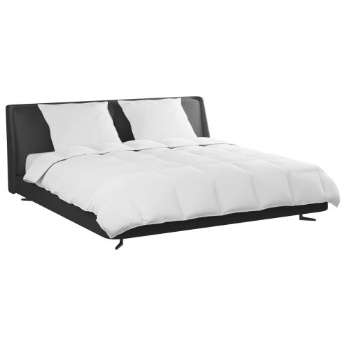 Комплект завивки с възглавница 3 pcs Бяло Пухени пера