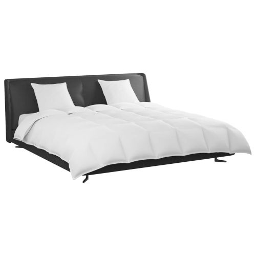 Комплект завивки с възглавница 3 pcs Бяло Пухени пера