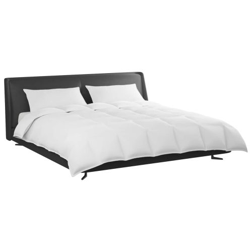 Комплект завивки с възглавница 3 pcs Бяло Пухени пера