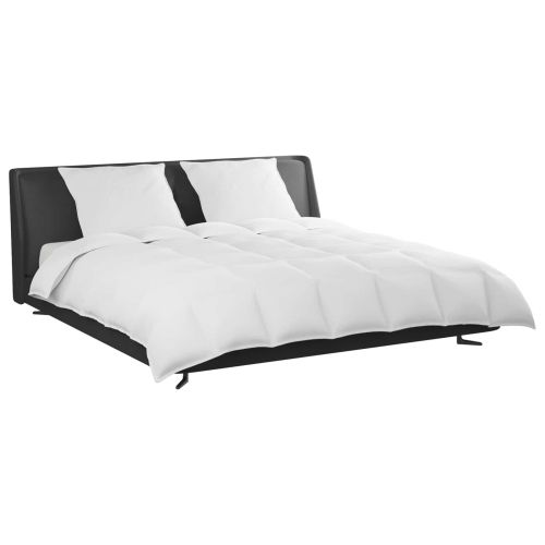 Комплект завивки с възглавница 3 pcs Бяло Пухени пера