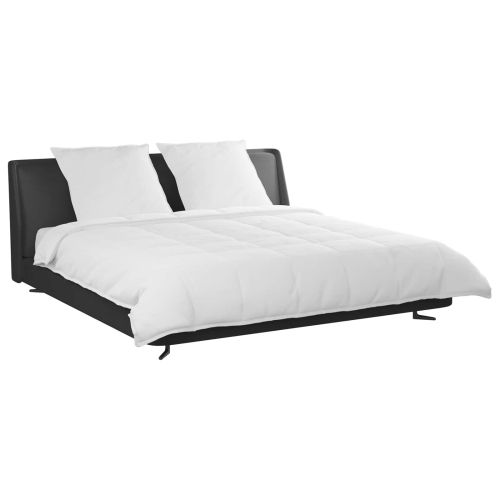 Комплект завивки с възглавница 3 pcs Бяло Пухени пера