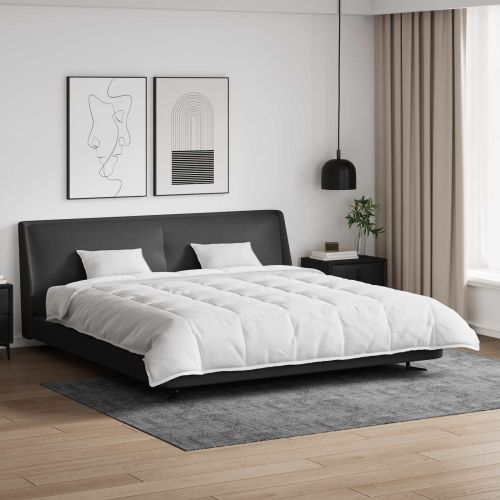 Комплект завивки с възглавница 3 pcs Бяло Пухени пера