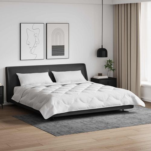 Завивка с възглавница 3 pcs Бяло Микрофибър