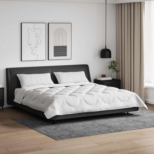 Завивка с възглавница 3 pcs Бяло Микрофибър