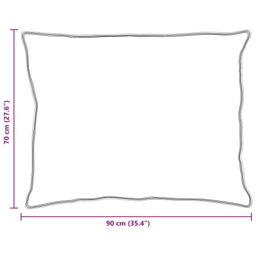 Зимен юрган с възглавница 3 pcs Бяло Микрофибър