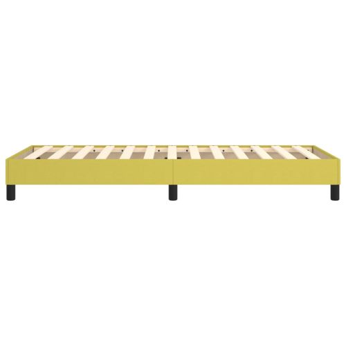 Рамка за легло с пружини зелена 90x200 см плат