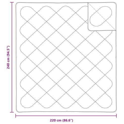 Завивка с възглавница 3 pcs Бяло Микрофибър