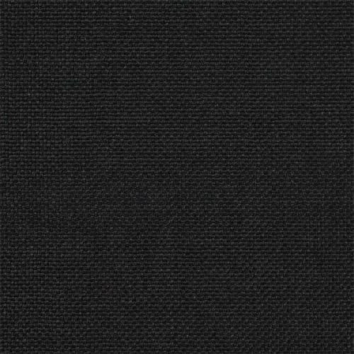 Леглова рамка с тапицирана гръбна част Черно 120 x 190 cm