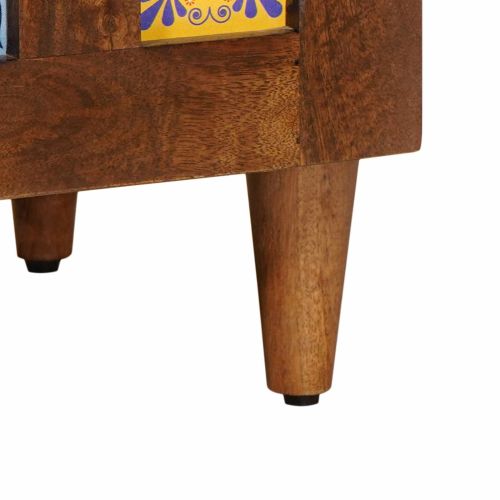 Служебен шкаф Орех 60 x 33,5 x 75 см Солидно мангово дърво