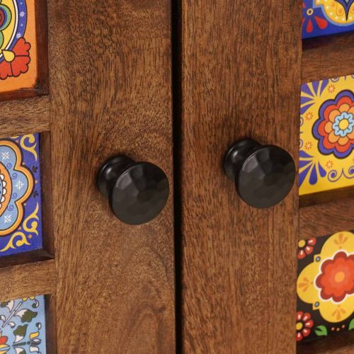 Масичка за кафе Кафяво 80 x 50 x 40 cm Солидно мангово дърво