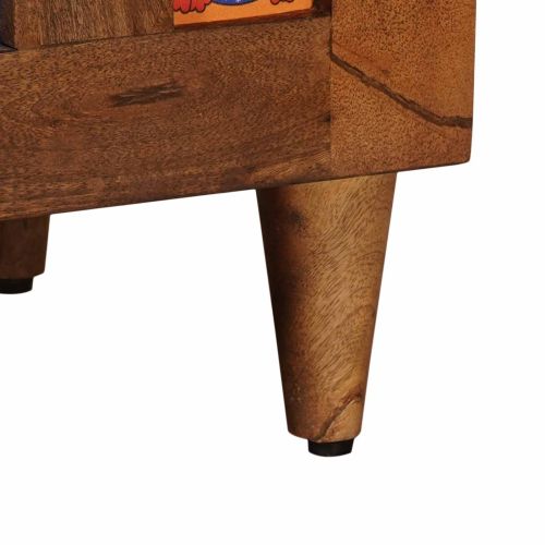 Нощен шкаф Кафяво 50 x 33 x 60 см Солидно мангово дърво