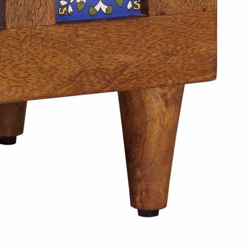 Нощен шкаф Кафяво 50 x 33 x 60 см Солидно мангово дърво