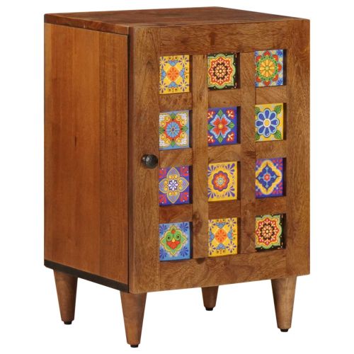 Шкаф за баня със съхранение с врата Орех 38 x 33,5 x 58 см