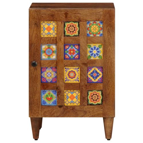 Шкаф за баня със съхранение с врата Орех 38 x 33,5 x 58 см