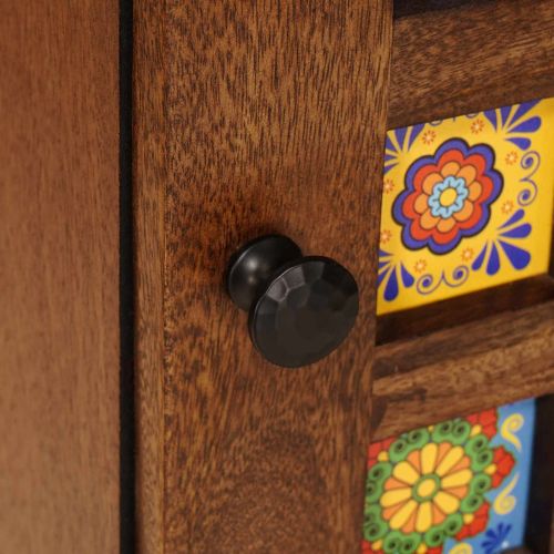 Висок шкаф Орех 40 x 33,5 x 110 см Солидно мангово дърво