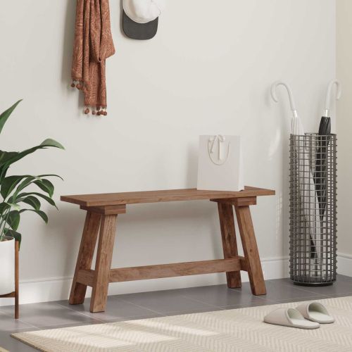 Пейка Естествен 93 x 26 x 45 см Махагоново дърво