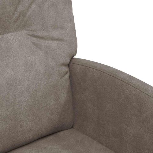 Столове с Колела с колела 2 pcs Сив 57 x 67 x 95 см Изкуствена